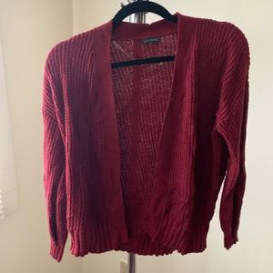 Burgundy sweater